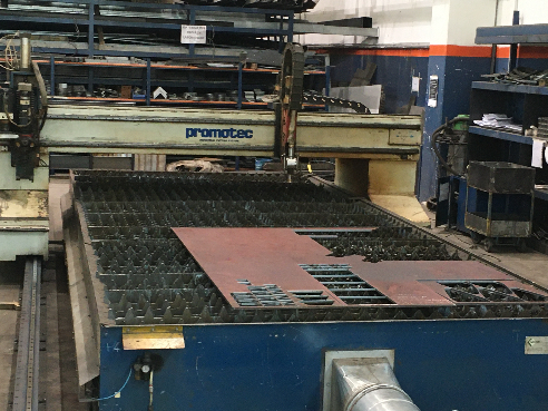 il nostro taglio plasma carpenteria metallica